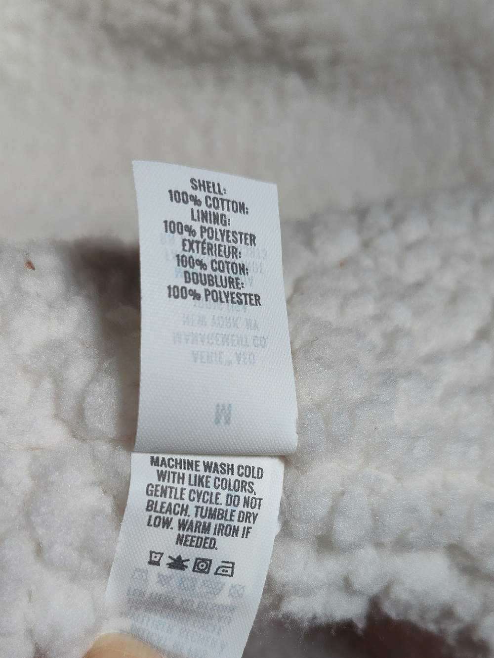 NWT Aerie oversized sherpa-lined plaid flannel shirt jacket M - Picture 12 of 12